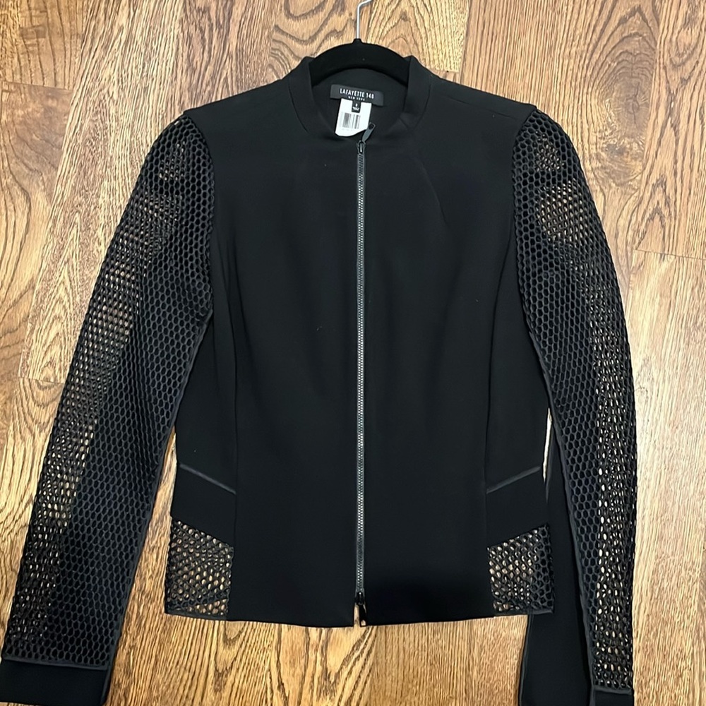 Lafayette 148 black jacket, size 2 NWOT